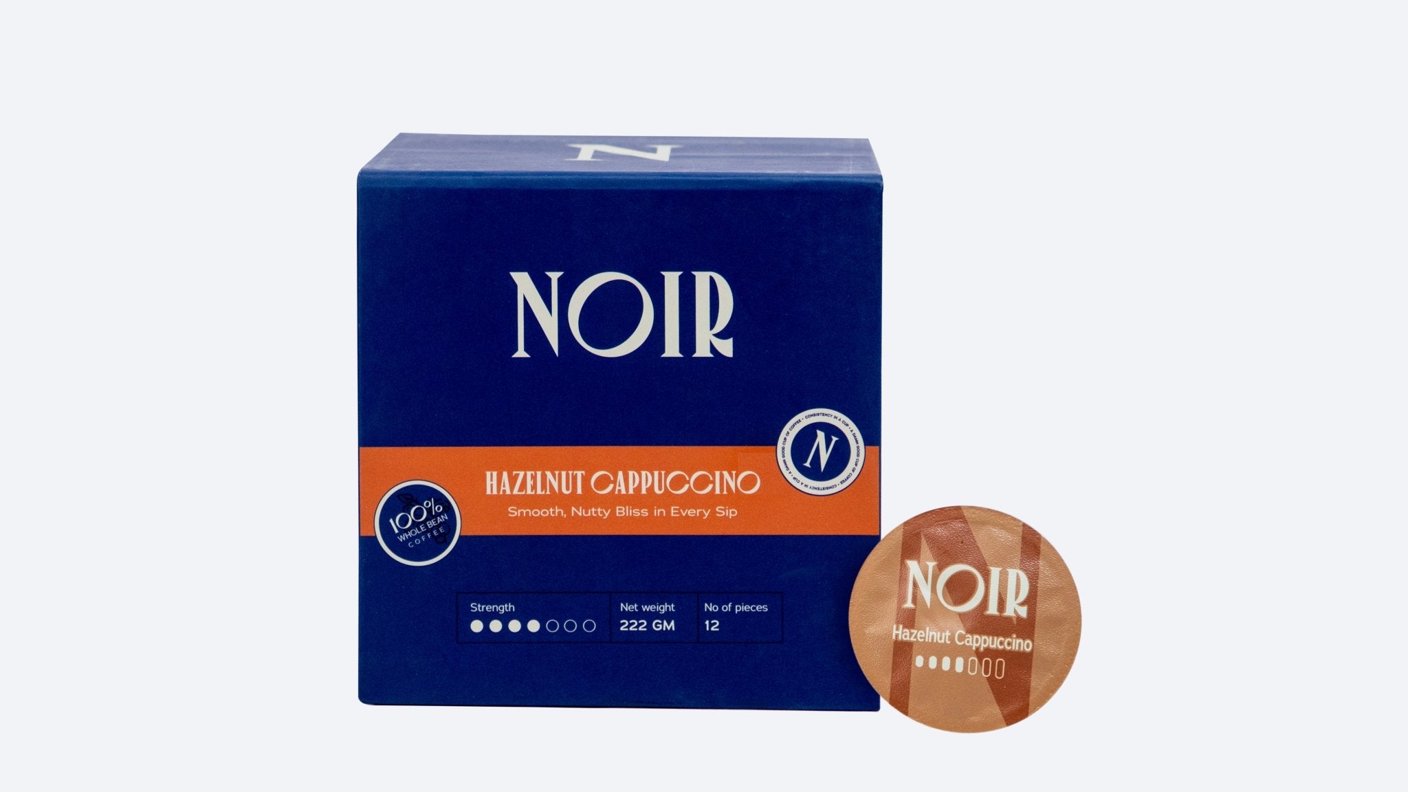 Noir Hazelnut Cappuccino Pods - Something's Brewing
