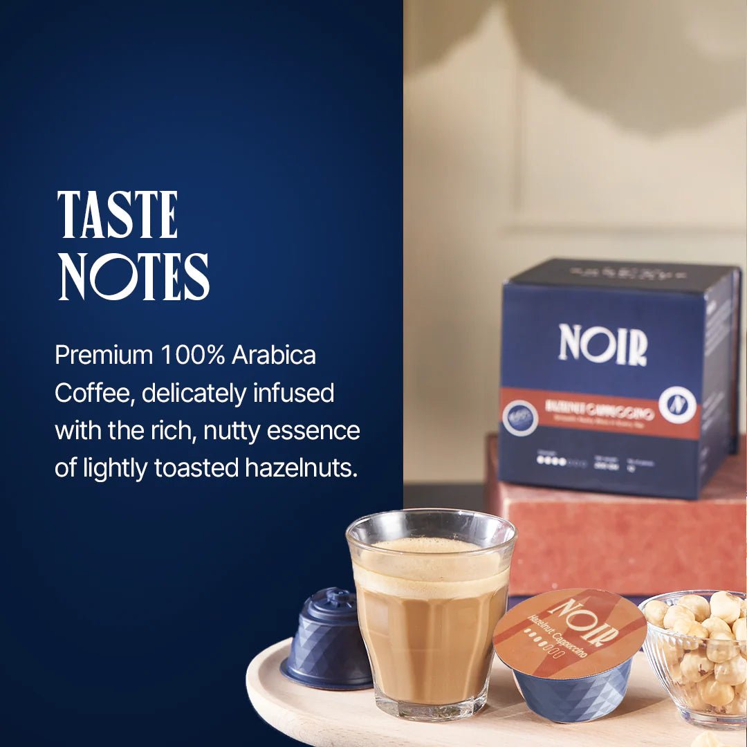 Noir Hazelnut Cappuccino Pods - Something's Brewing