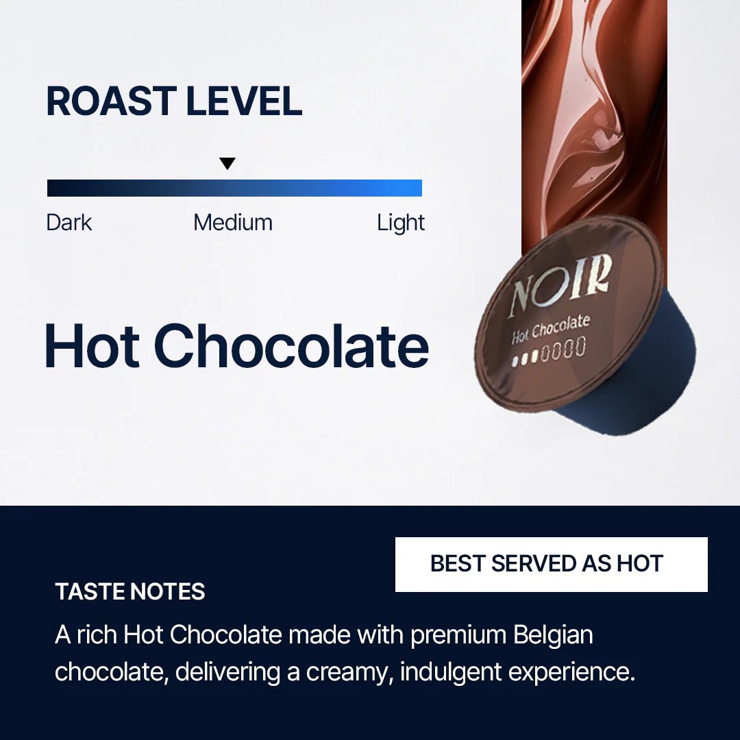 Noir Hot Chocolate Pods - Something's Brewing