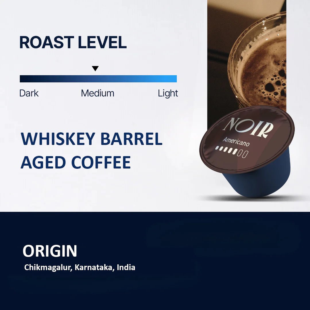 Noir Whiskey Barrel Aged Coffee Pods - Something's Brewing