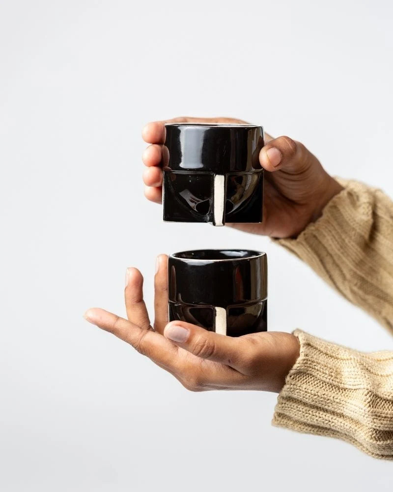 Pod 90ml Espresso Cup Gloss Black