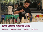 Pour, Steam, Create: Latte Art with Champion Vishal | Delhi - Something's Brewing