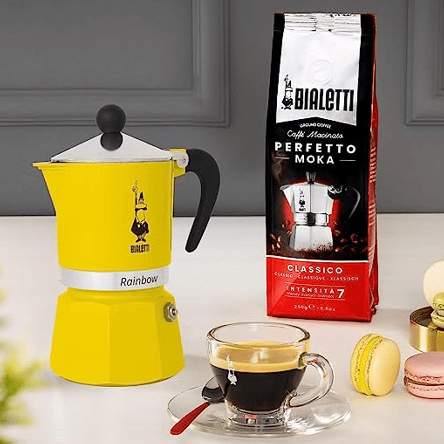 Rainbow 3 Cups| Perfect Gift for Coffee Lovers | Bialetti - Something's Brewing