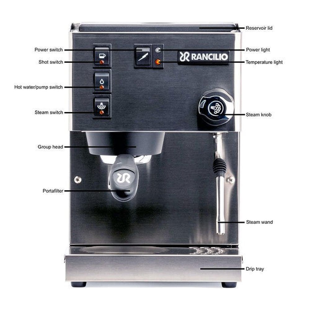 Rancilio Silvia V6 Single Boiler Italian Coffee Machine - Something's Brewing