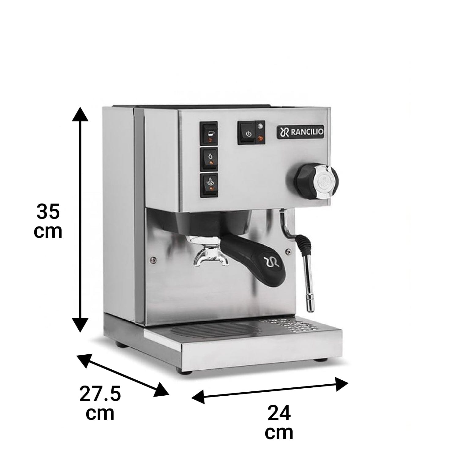 Rancilio Silvia V6 Single Boiler Italian Coffee Machine - Something's Brewing