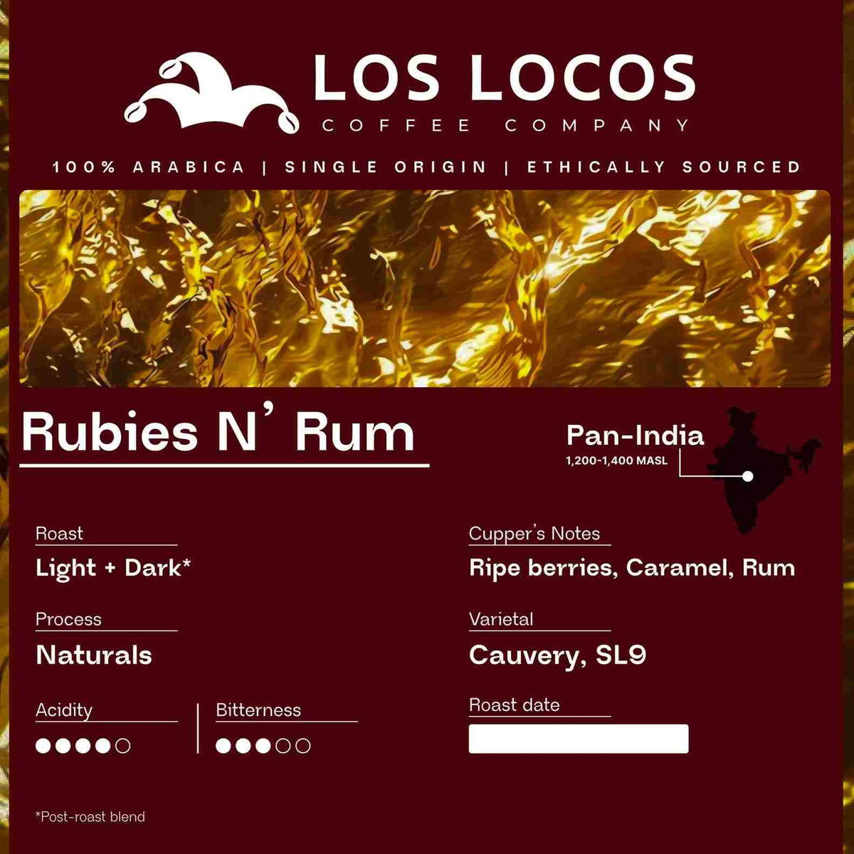 Rubies N' Rum | Los Locos Coffee - Something's Brewing