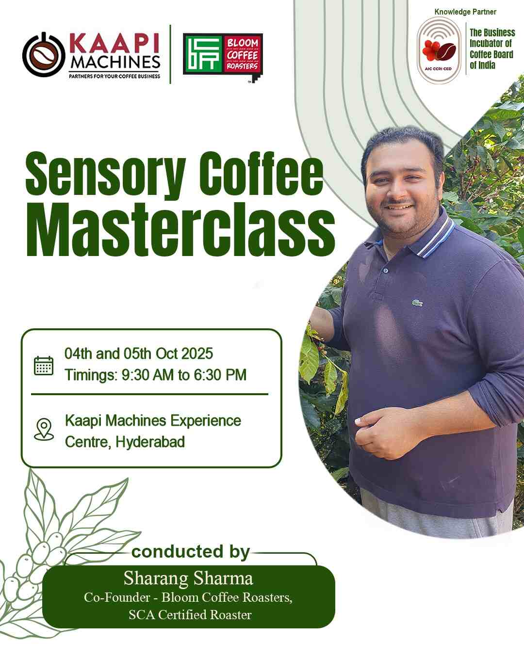 Sensory Coffee Masterclass - Something's Brewing