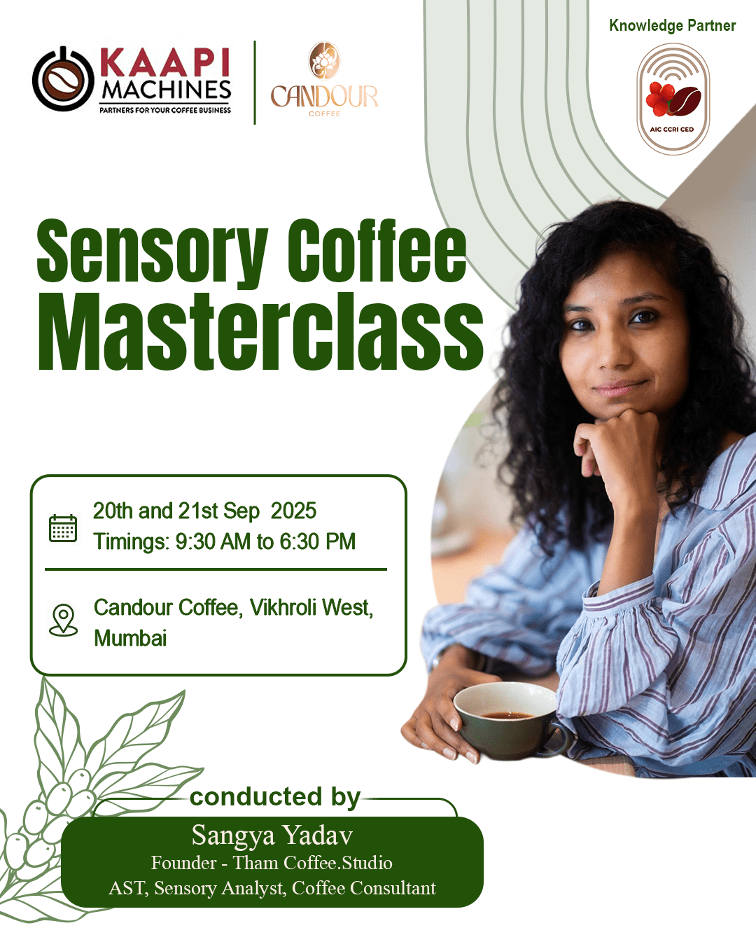 Sensory Coffee Masterclass with Sangya Yadav - Something's Brewing