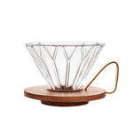 ZeroHero Manual Brewing Hero Prisma Walnut Dripper | Clear