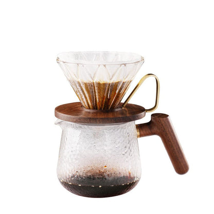 ZeroHero Manual Brewing Hero Prisma Walnut Dripper | Clear