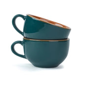 Teal Cappuccino Mug, 320ml | XL Cuppa - Something's Brewing