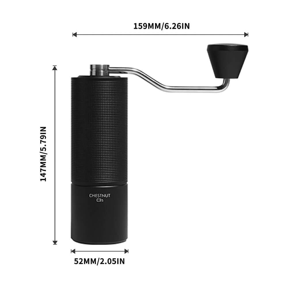 Timemore Chestnut C3S Manual Coffee Grinder - Something's Brewing