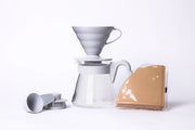 V60 Coffee Server 02 Set Grey, Manual Brewer with Server, 700ml | Hario - Something's Brewing