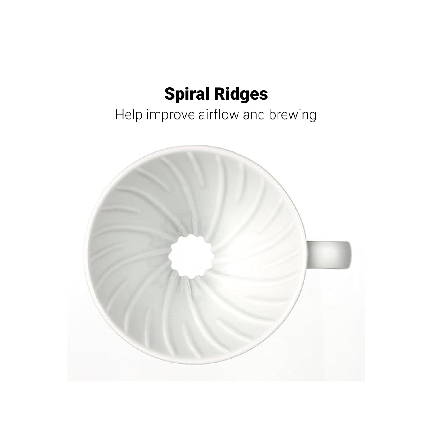 V60 Dripper | Ceramic, Size 02 | Hario - Something's Brewing