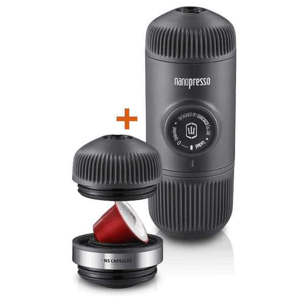 Wacaco Nanopresso Grey with NS Adapter - Something's Brewing