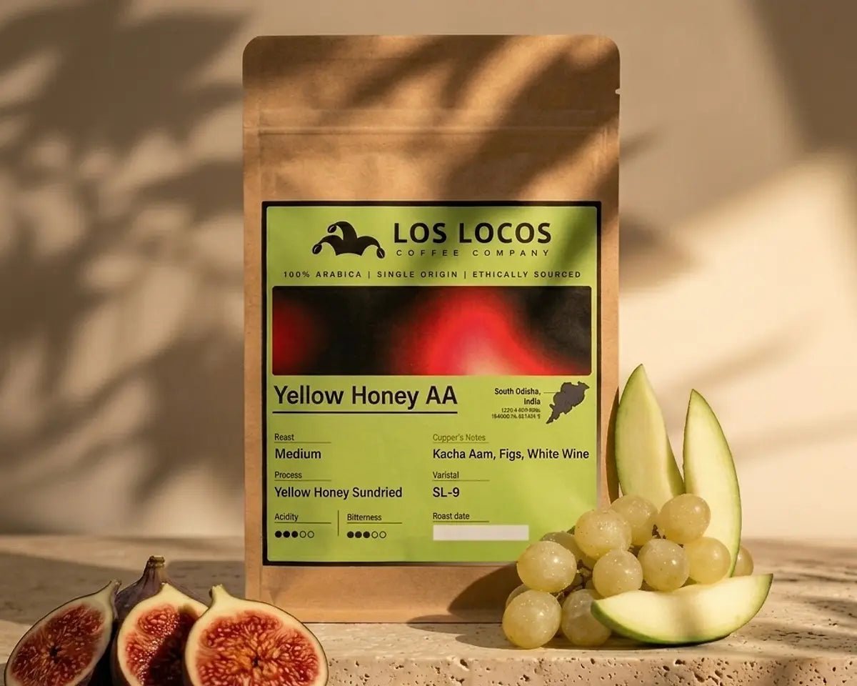 Yellow Honey AA | Los Locos Coffee - Something's Brewing