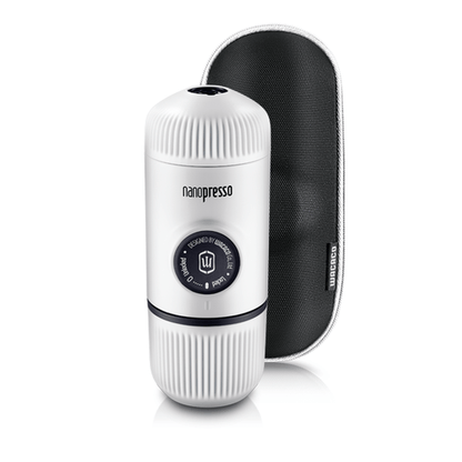 Wacaco Manual Brewing White Wacaco Nanopresso, Manual Brewer with Carrying Case