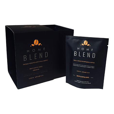 Home Blend Drip bags Standard (pack of 10) Home Blend Drip Coffee Bags | Original | Light to Medium Roast | Pack of 10