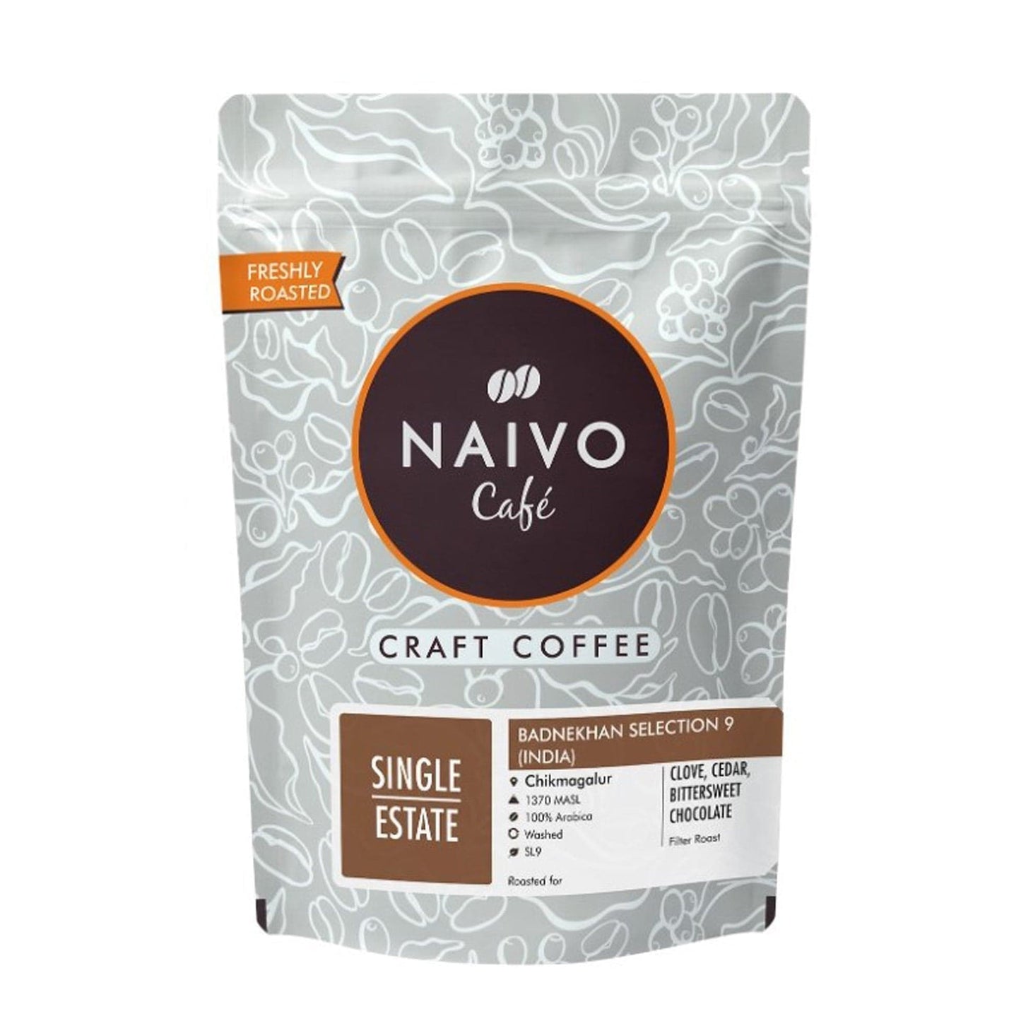Naivo Ground And Whole Coffee Naivo Badnekhan Selection 9 (India)