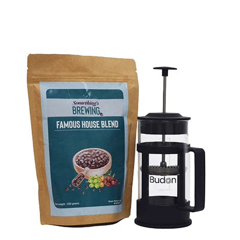Somethings Brewing Store Coffee and French Press SB House Blend and French Press Combo