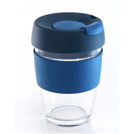 TintBox Accessories Blue TintCup - Borosilicate Glass Travel Mug