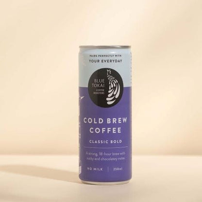 Blue Tokai Coffee Roasters Cold brew cans Blue Tokai Classic Bold Cold Brew Cans (pack of 2 and 6)