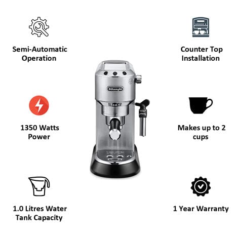 Somethings Brewing Store DELONGHI EC685.R 1350-Watt Semi Automatic Espresso Coffee Machine