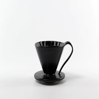 Kafeido Filters Cup 1 Arita ware cone-shaped flower dripper (Mat-black)