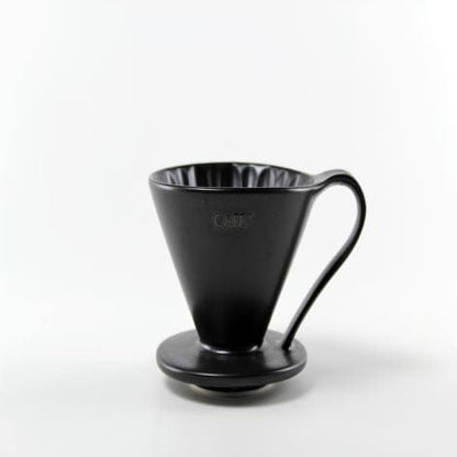 Kafeido Filters Cup 4 Arita ware cone-shaped flower dripper (Mat-black)