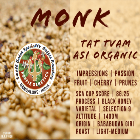 Koffie Genetics Ground And Whole Beans Koffie Genetics- Monk