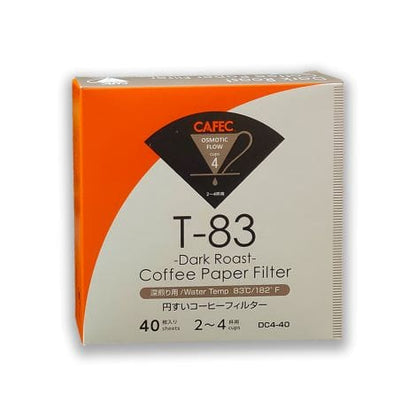 Kafeido Filters Cup 1 Dark Roast Coffee Paper Filter- 40sheets in box