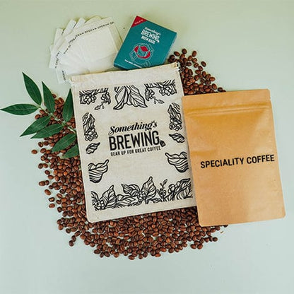 Somethings Brewing Best seller Convenient Brew Bag Gift Box - Gift for Coffee Lover