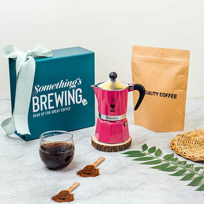 Somethings Brewing Gift box The Bialetti Moka Pot Gift Box - Coffee Hampers