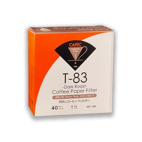 Kafeido Filters Cup 4 Dark Roast Coffee Paper Filter- 40sheets in box