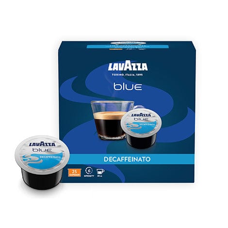 Lavazza Coffee capsules 25 x 8gms Lavazza BLUE Espresso Decaffeinato, Pack of 25 Coffee Capsules, Compatible with Lavazza BLUE Machines