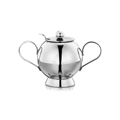 Shaze Accessories Sphere sugar bowl with spoon