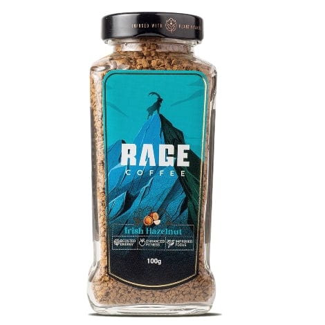 Rage Coffee Instant coffee 100gms / Irish Hazelnut Rage Instant Coffee - 50 and 100gms