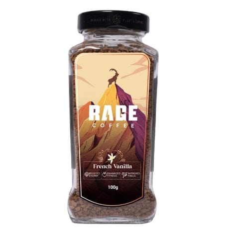 Rage Coffee Instant coffee 100gms / French Vanilla Rage Instant Coffee - 50 and 100gms