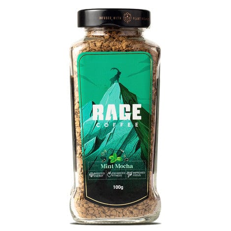 Rage Coffee Instant coffee 100gms / Mint Mocha Rage Instant Coffee - 50 and 100gms