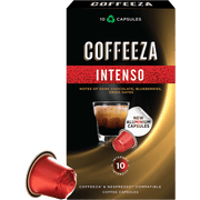 Coffeeza Coffee capsules Coffeeza Intenso Aluminum Coffee Capsules-Nespresso Compatible Coffee Pods