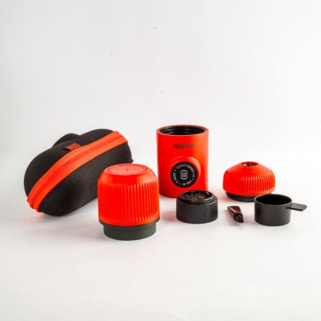 Wacaco Manual Brewing Wacaco Nanopresso Lava Red with Carrying Case