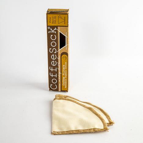 CoffeeSock Filters CoffeeSock - Hario V60 Dripper Reusable Filters - Organic Cotton