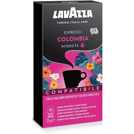 Lavazza Coffee capsules 10 x 5.3gms Lavazza Espresso Colombia,10 Units Nespresso® Compatible Coffee Capsules