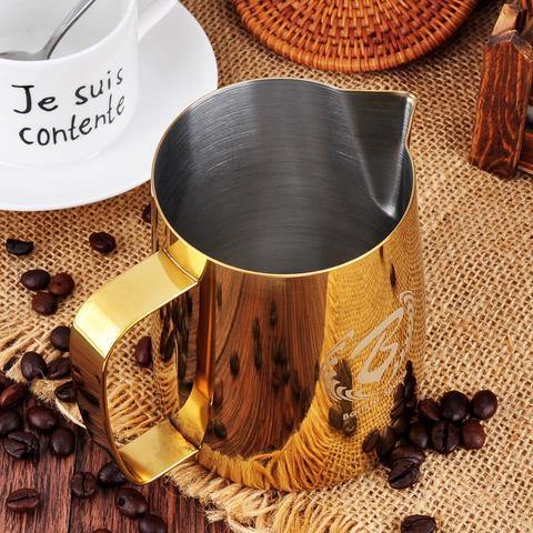 Barista Space Barista Tools Barista Space Milk Steaming Pitcher Gold Color