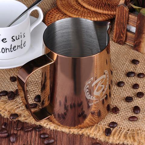 Barista Space Barista Tools Barista Space Milk Steaming Pitcher Rose Gold Color