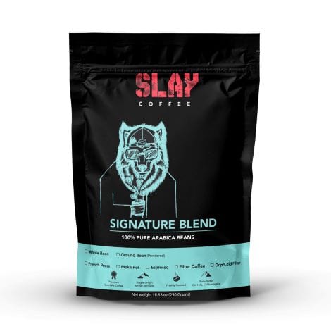 Slay Coffee Ground And Whole Coffee 250 grams SLAY Coffee Arabica Coffee Powder | Freshly Roasted and Ground| Single Origin | Not Instant Coffee