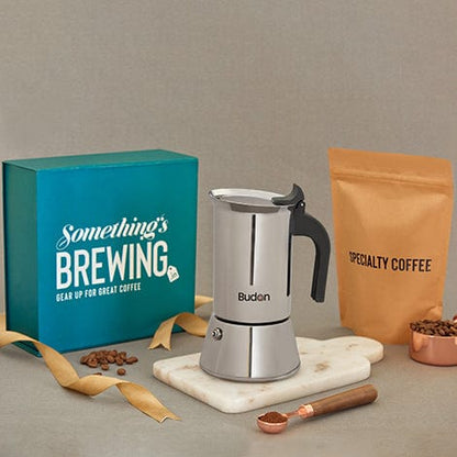Somethings Brewing Gift box Coffee Percolator Gift Box
