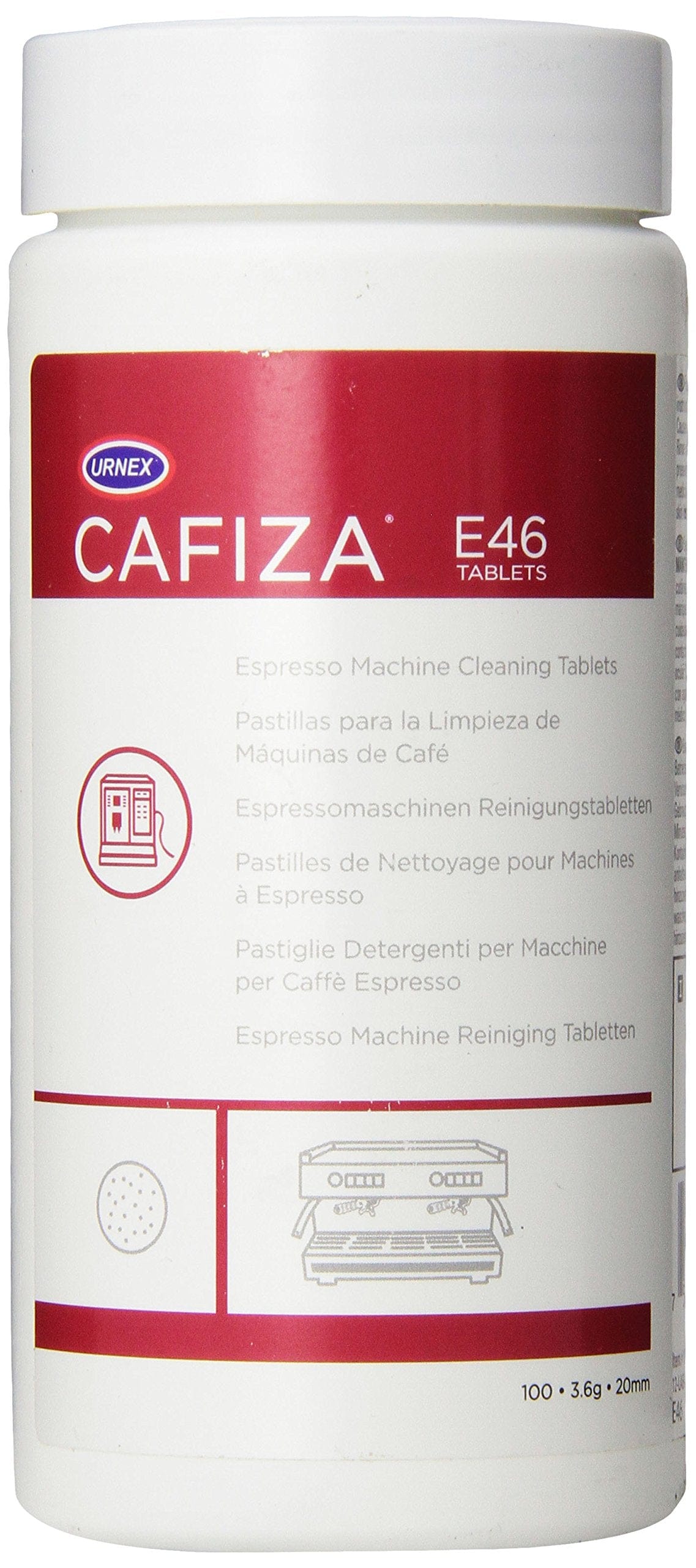 Urnex Cleaning Equipment Urnex Cafiza E46 Tablet - For Fully Automatic Coffee machine (100 Tablets)