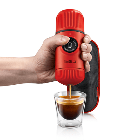 Wacaco Manual Brewing Wacaco Nanopresso Lava Red with Carrying Case