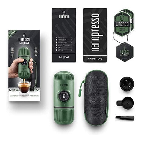Wacaco Wacaco nanopresso , Manual Brewer with Carrying Case, Moss Green